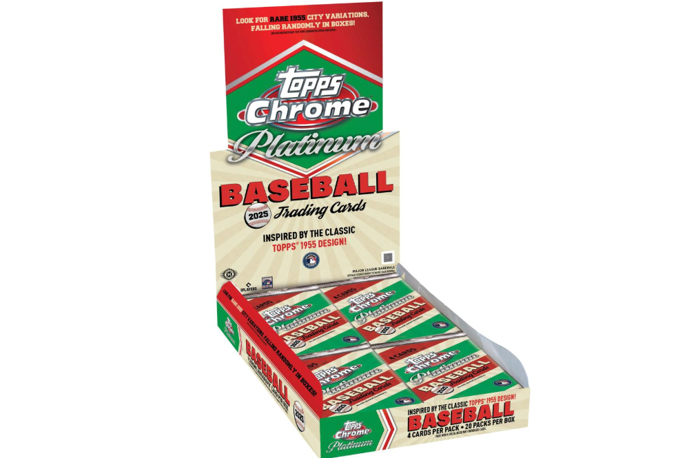 MLB 2025 TOPPS CHROME PLATINUM HOBBY BASEBALL box