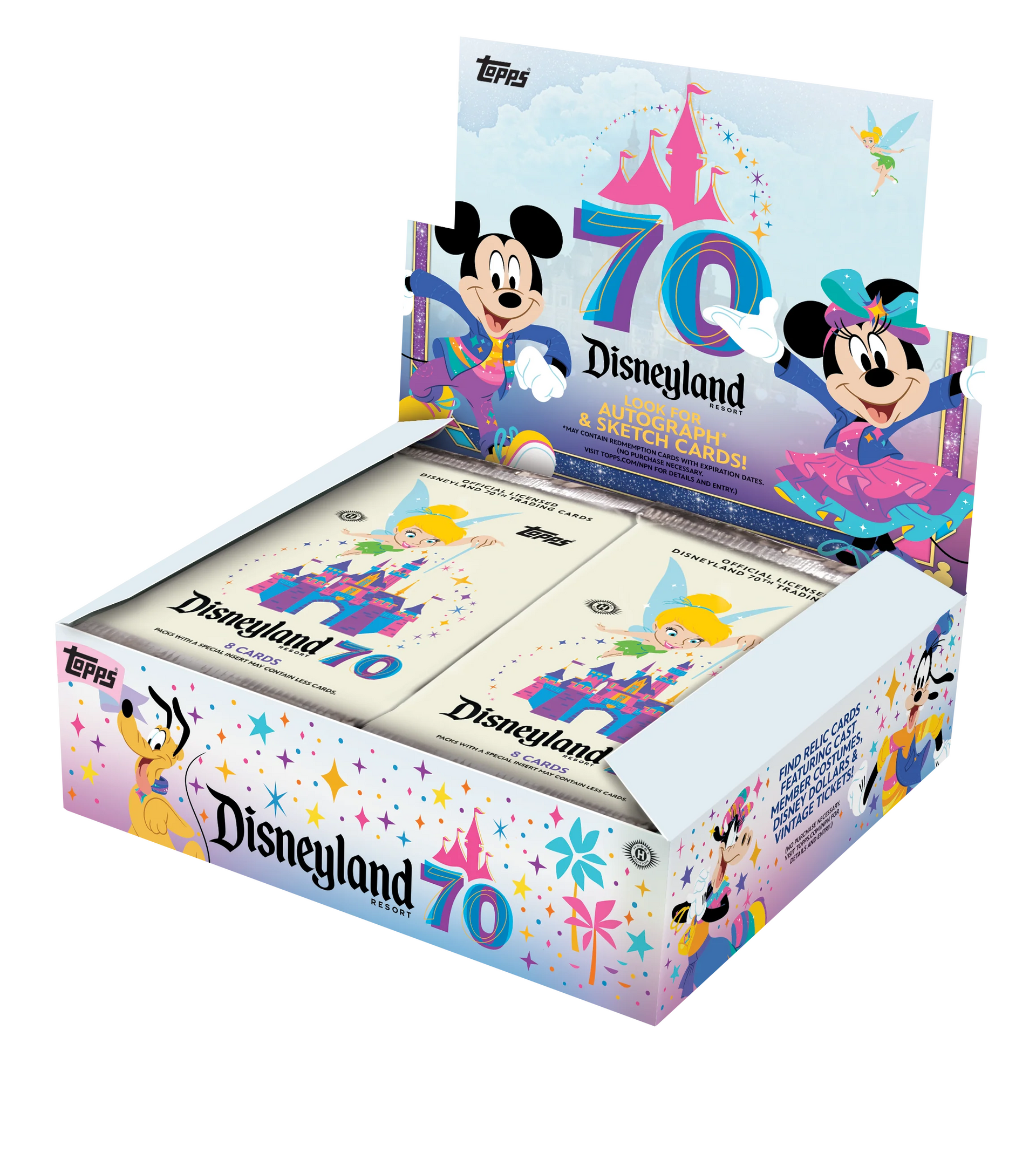 Topps Disneyland 70th ディズニーランド 70周年 トップス 2025 Topps Disneyland 70th Anniversary - Hobby Box – SAKURA